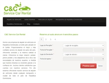 Tablet Screenshot of cc-rentalcar.com